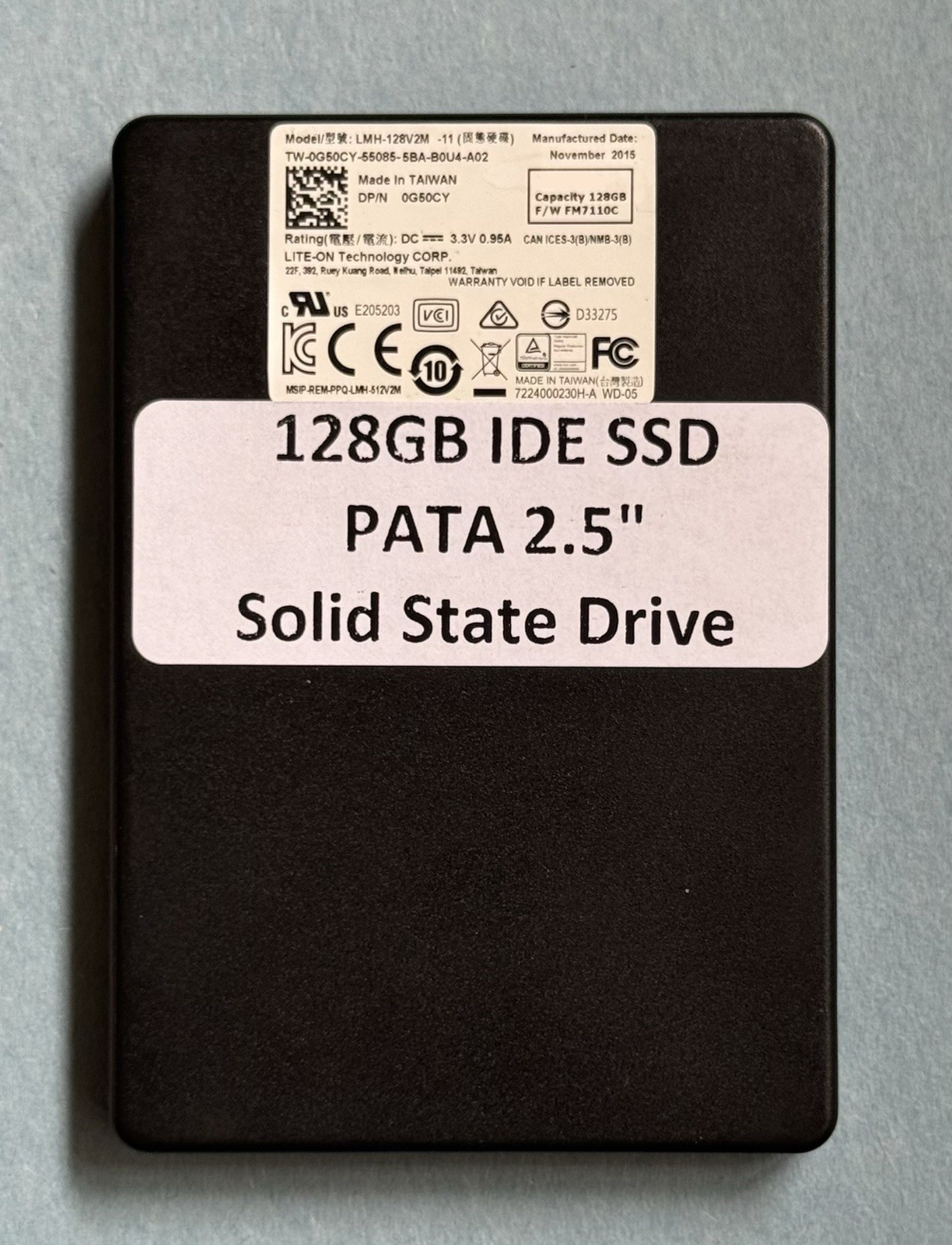 128GB Internal 2.5” IDE SSD 44-pin PATA Solid State Drive for Laptop HEALTH 100%