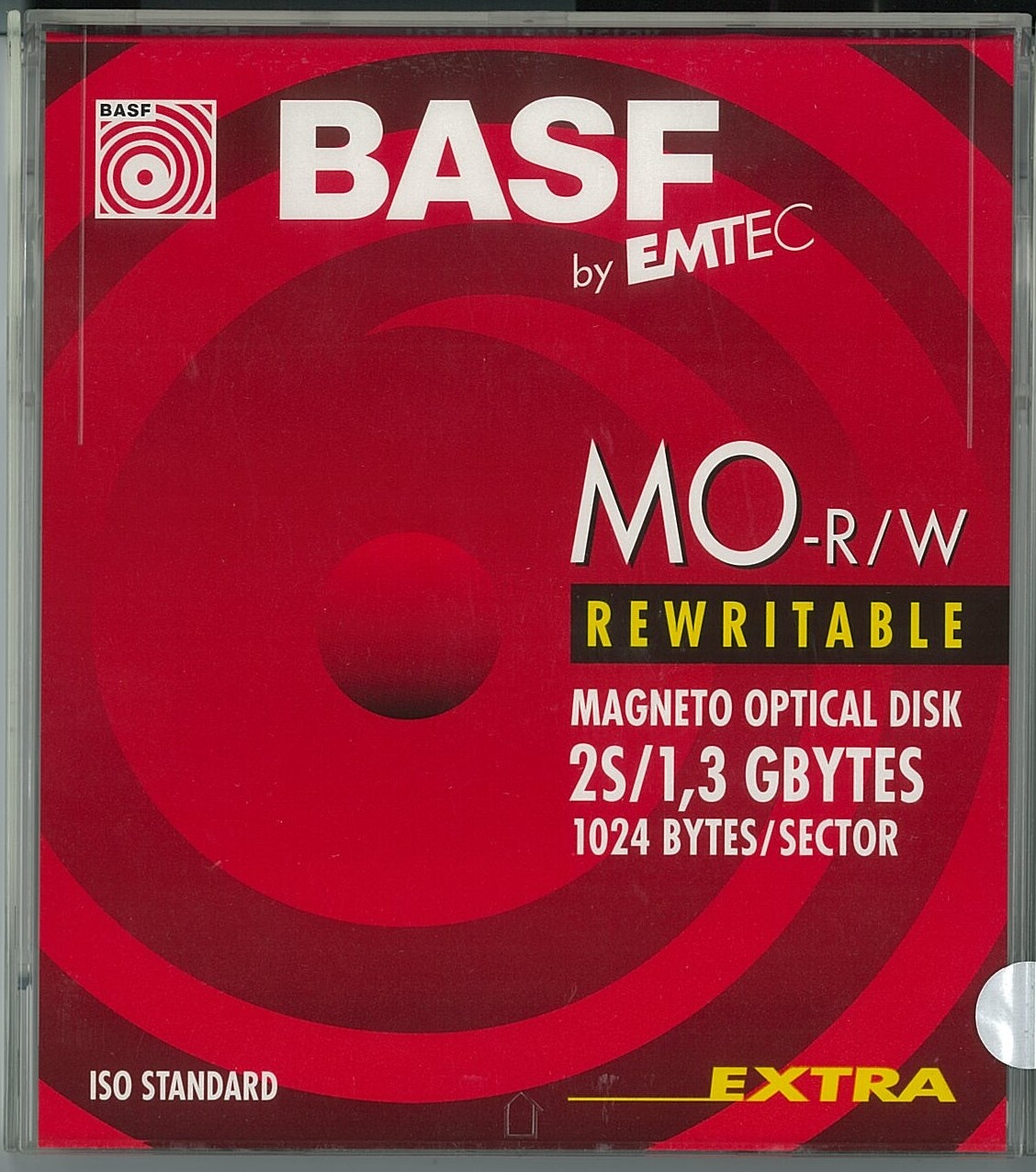BASF by Emtec 5.25″ RW Magneto Optical Disk 1.3GB 1024B/S MO (343787EU)