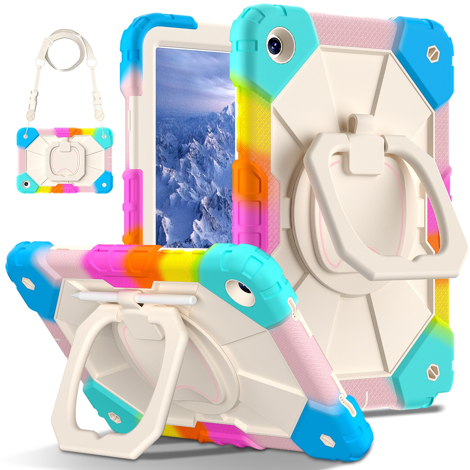 For Samsung Galaxy Tab A11Plus 2025/ A11 2025 With Stand Shockproof Rugged Case