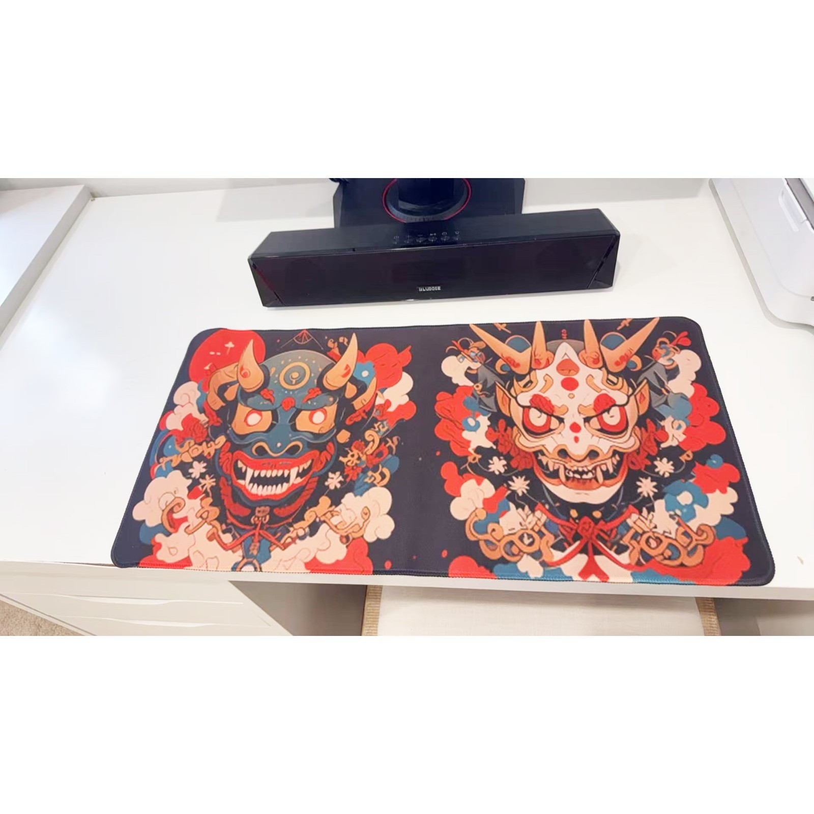 Chinese Mythical Beast Extended Mouse Pad Anti-slip Gaming Desk Mat