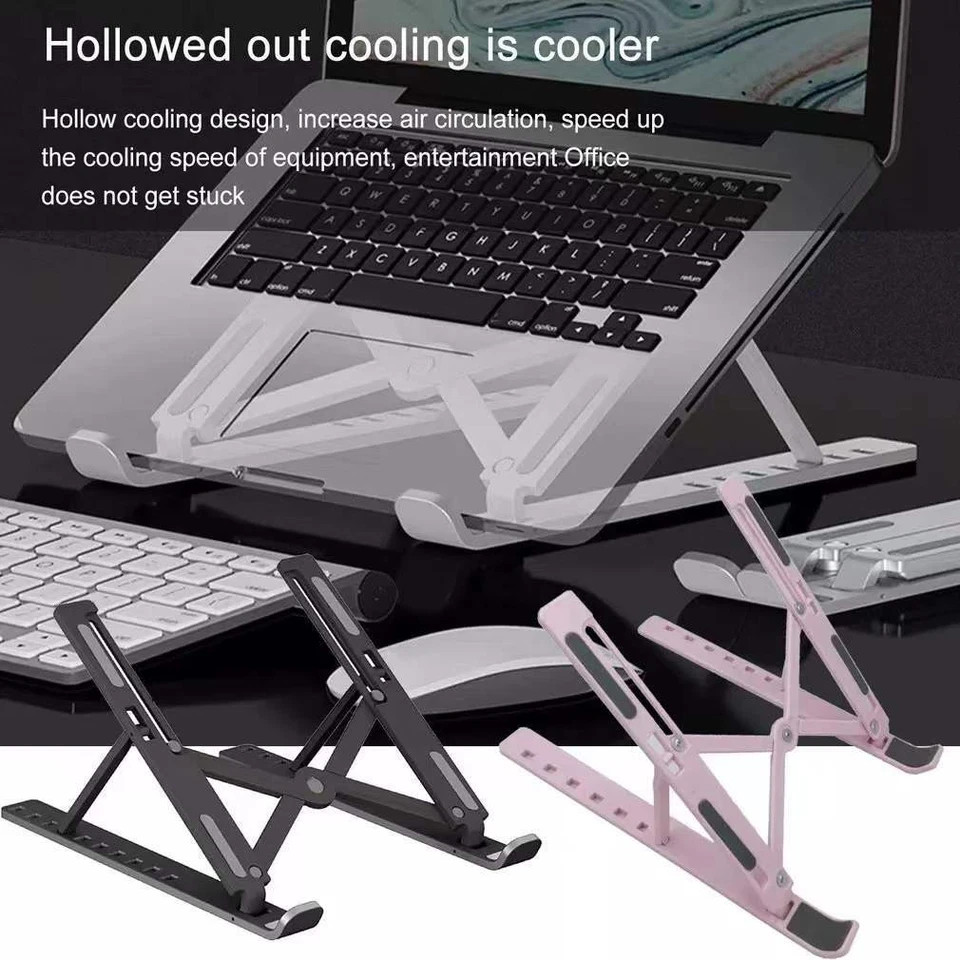 Adjustable Portable Foldable Laptop Desktop Stand Notebook Tablet Riser Holder