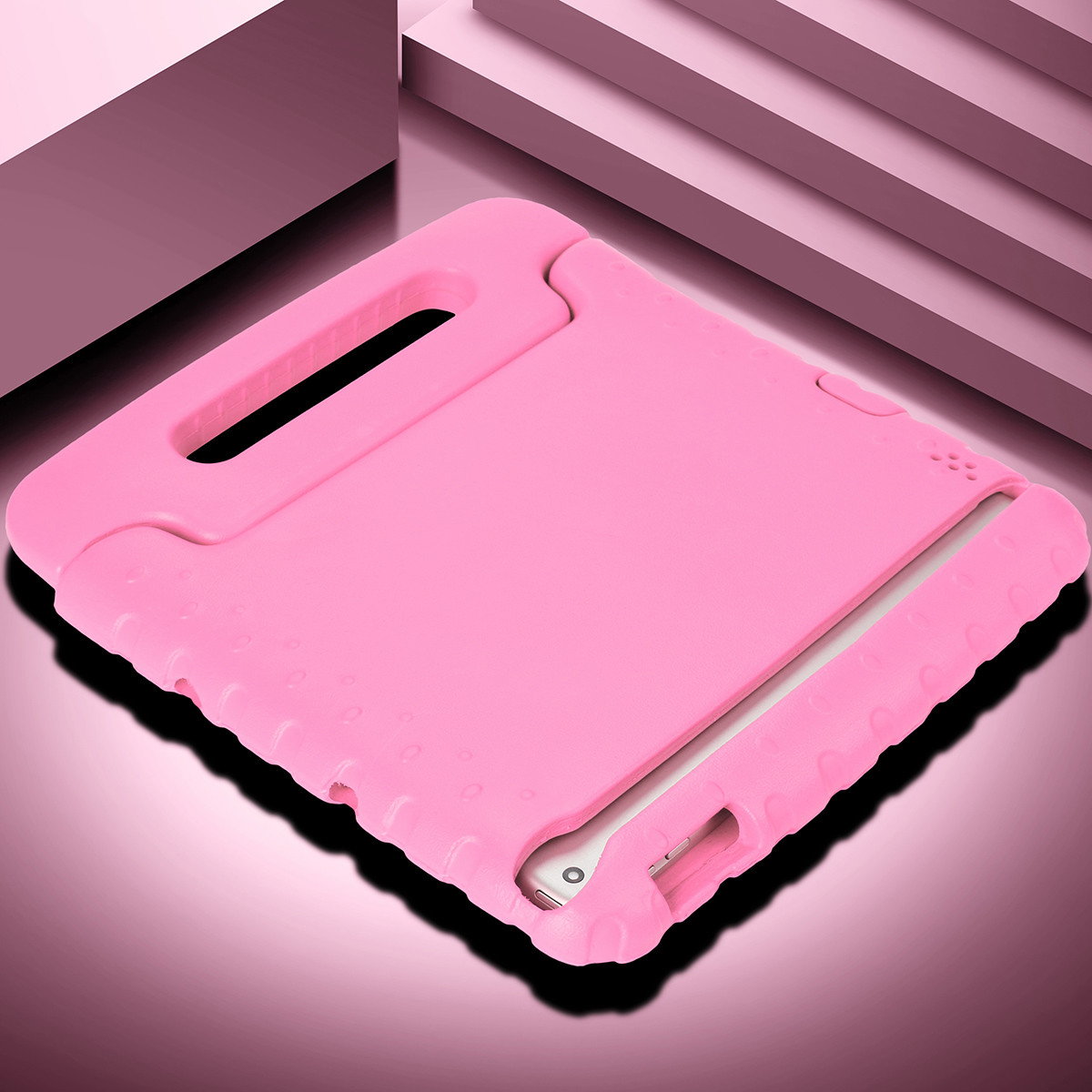 For iPad Mini 2 3 4 5 iPad 2 3 4 5 6 Kids Shockproof EVA Case Stand Handle Cover