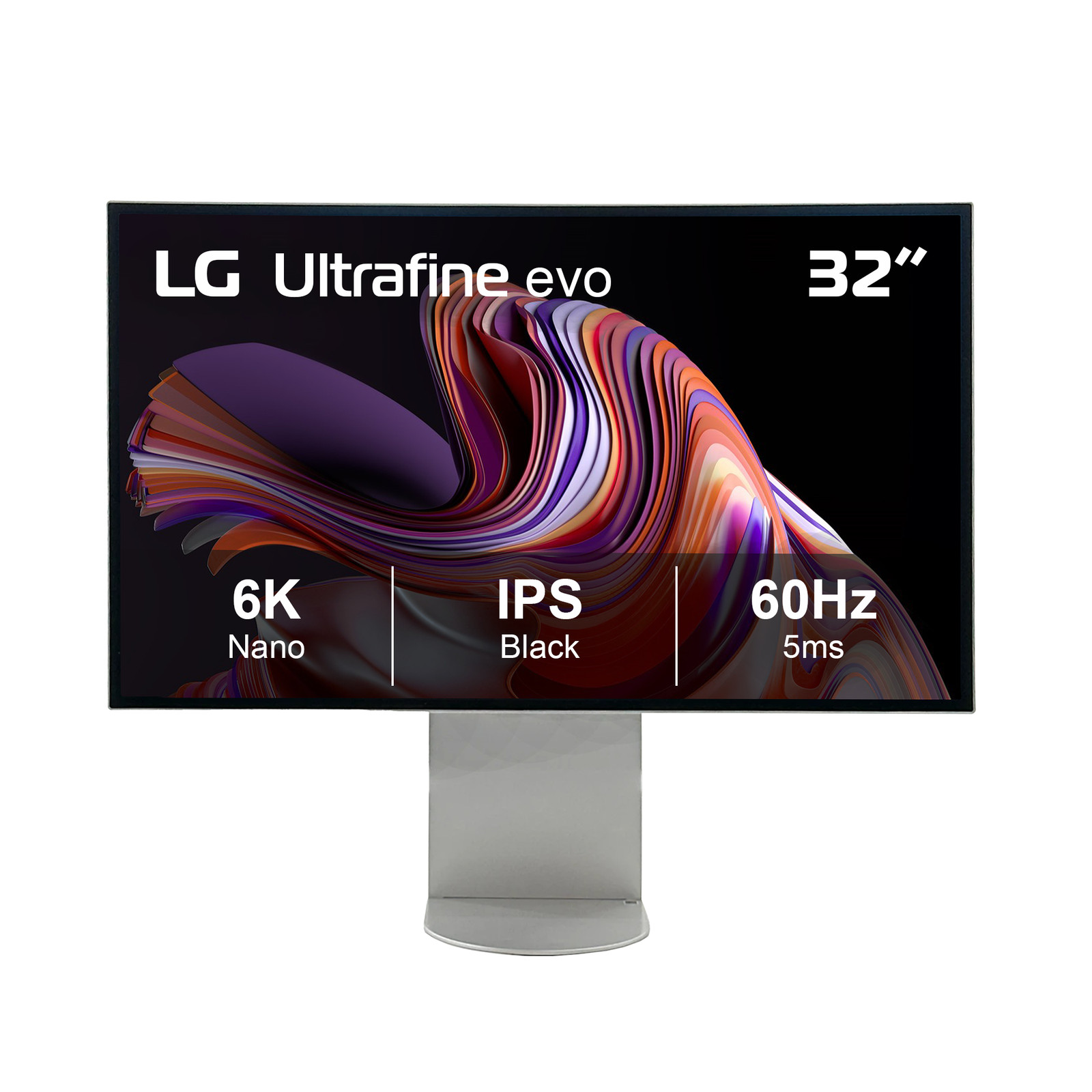 LG Ultrafine Evo 31.5″ 6K Nano IPS Black Monitor 5ms GtG 60Hz Silver 32U990A-S