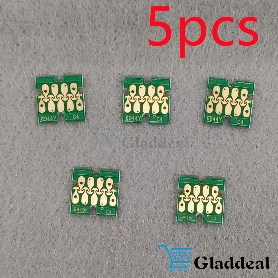5 colors one time cartridge chip for epson t3000 t5000 t7000 t3270 t5270 t7270