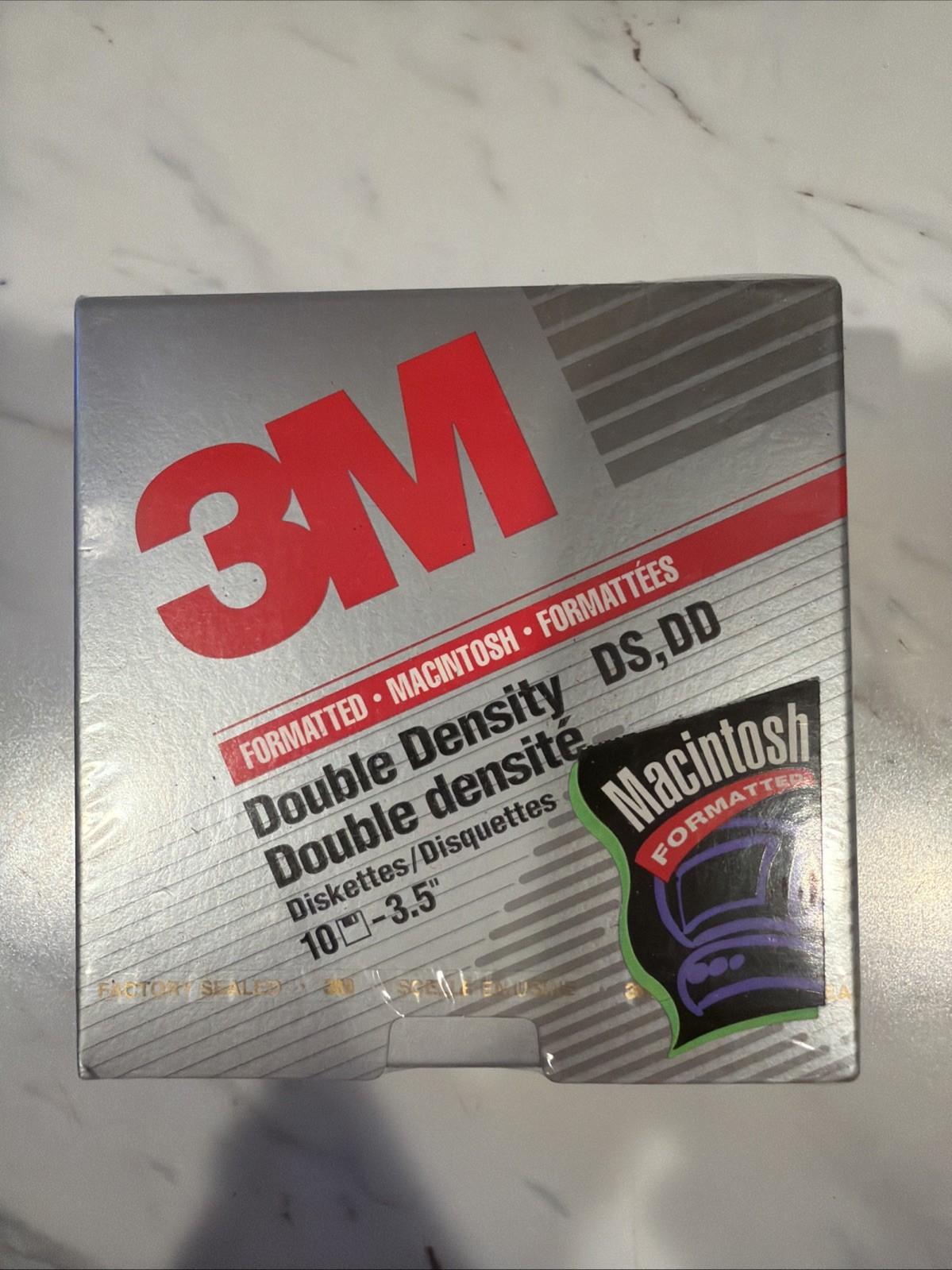 3M Double density Diskettes 3.5” BRAND NEW SEALED