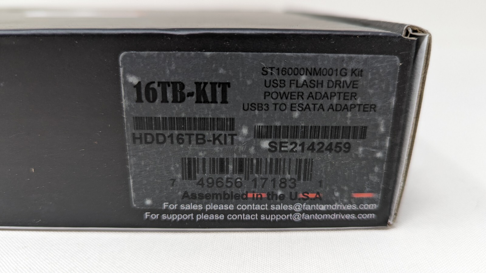 Fantom Drives 16 TB Internal Hard Dr. Upgrade Kit With Seagate Exos X16, 7200RPM