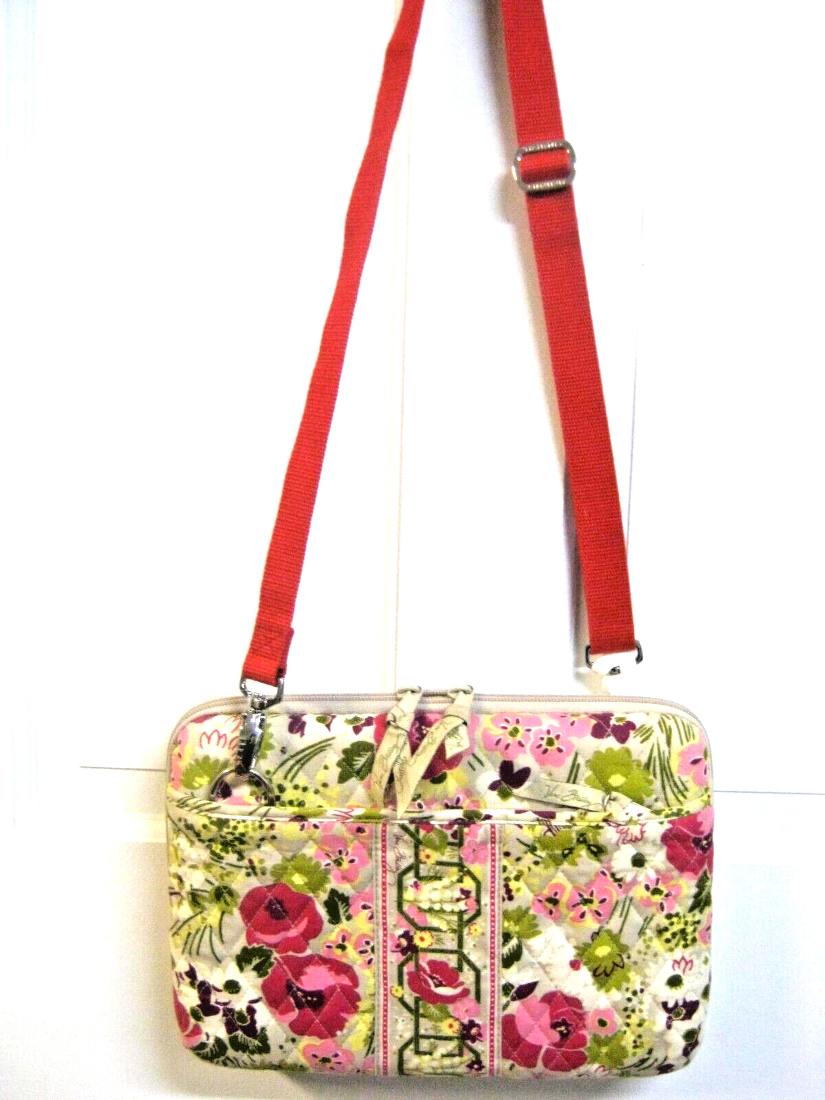 Vera Bradley Hard Shell MAKE ME BLUSH Kindle iPad Tablet CASE 7.5 x 11 x 2 EUC