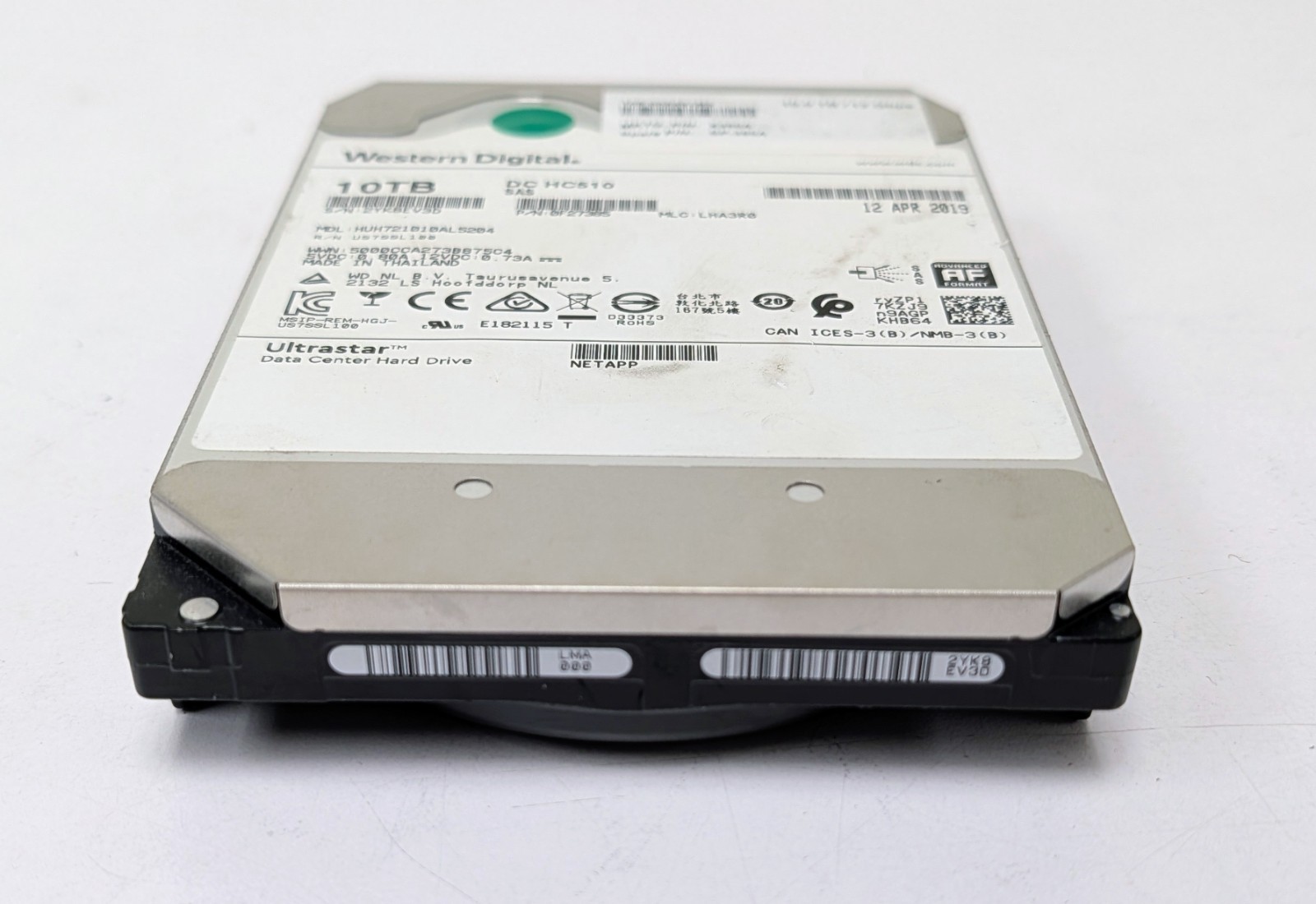 WD HGST DC HC510 10TB 7.2K SAS 12Gbps 3.5in HDD HUH721010AL5204