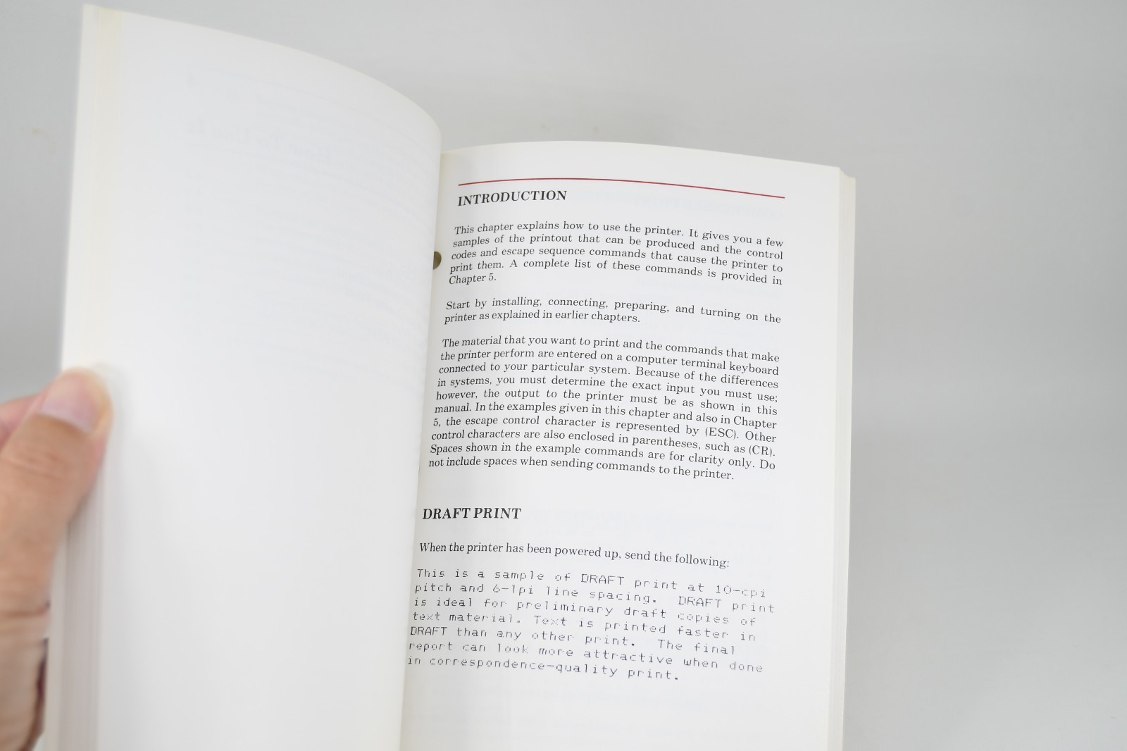 Vintage 1980s Texas Instruments Omni 800 Series Model 850 XL Printer Manual