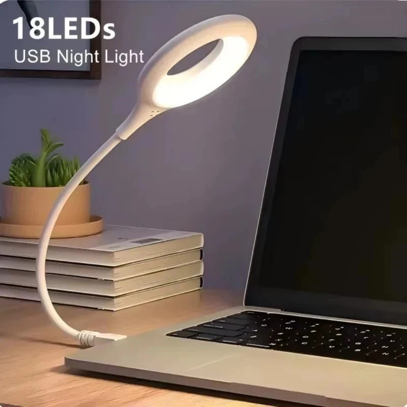 16 LED USB Lamp Portable Notebook Laptop Light Eye Protection Study Reading