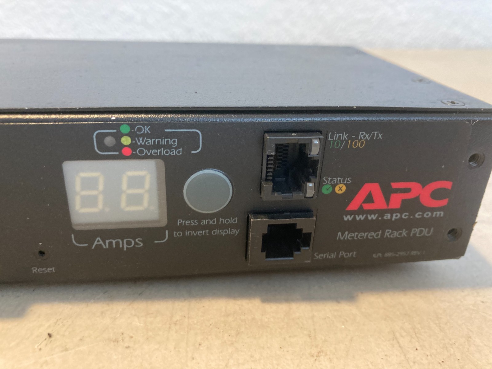 APC 7900 Rack PDU, Switched, 1U, 15A, 100/120V, (8)5-15 AP7801
