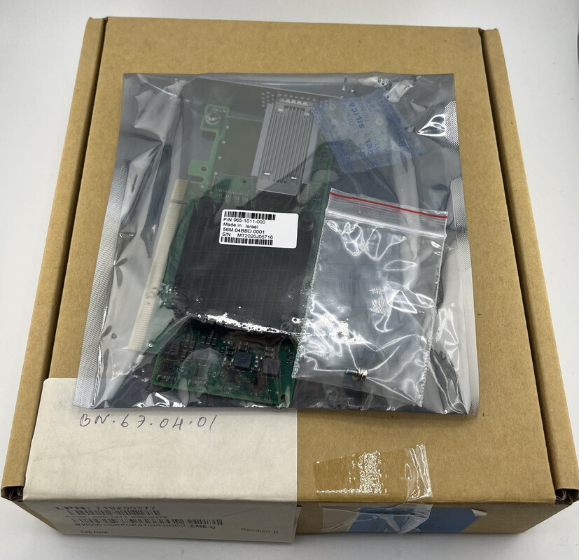 NVIDIA MCX555A-ECAT 100GB 965-1011-000 SINGLE PORT INFINIBAND CARD