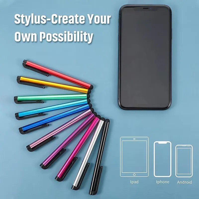 10pcs Capacitive Touch Screen Stylus Pen For IPad Air Mini iPhone Samsung Tablet