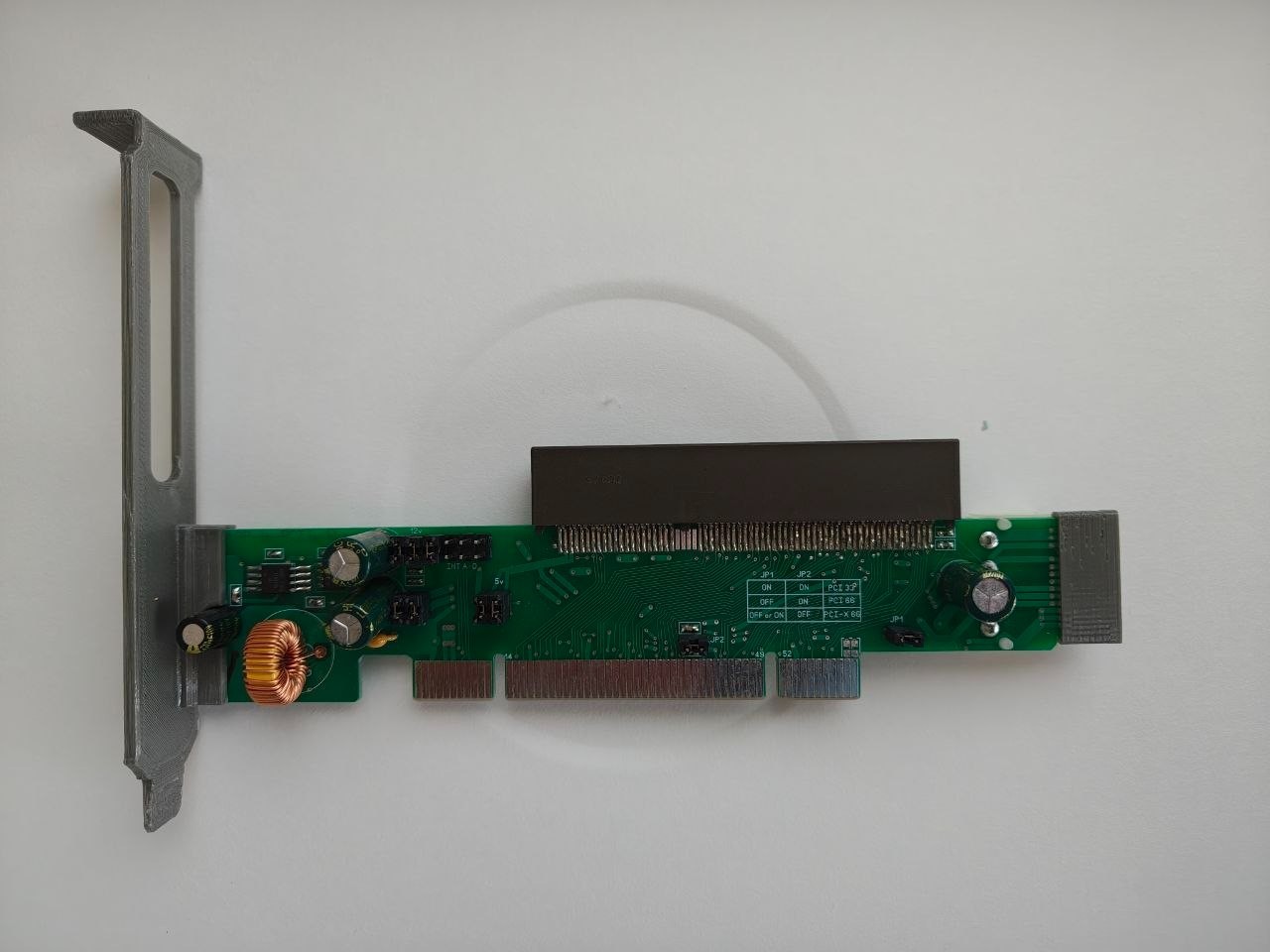 AGP to PCI adapter with bracket