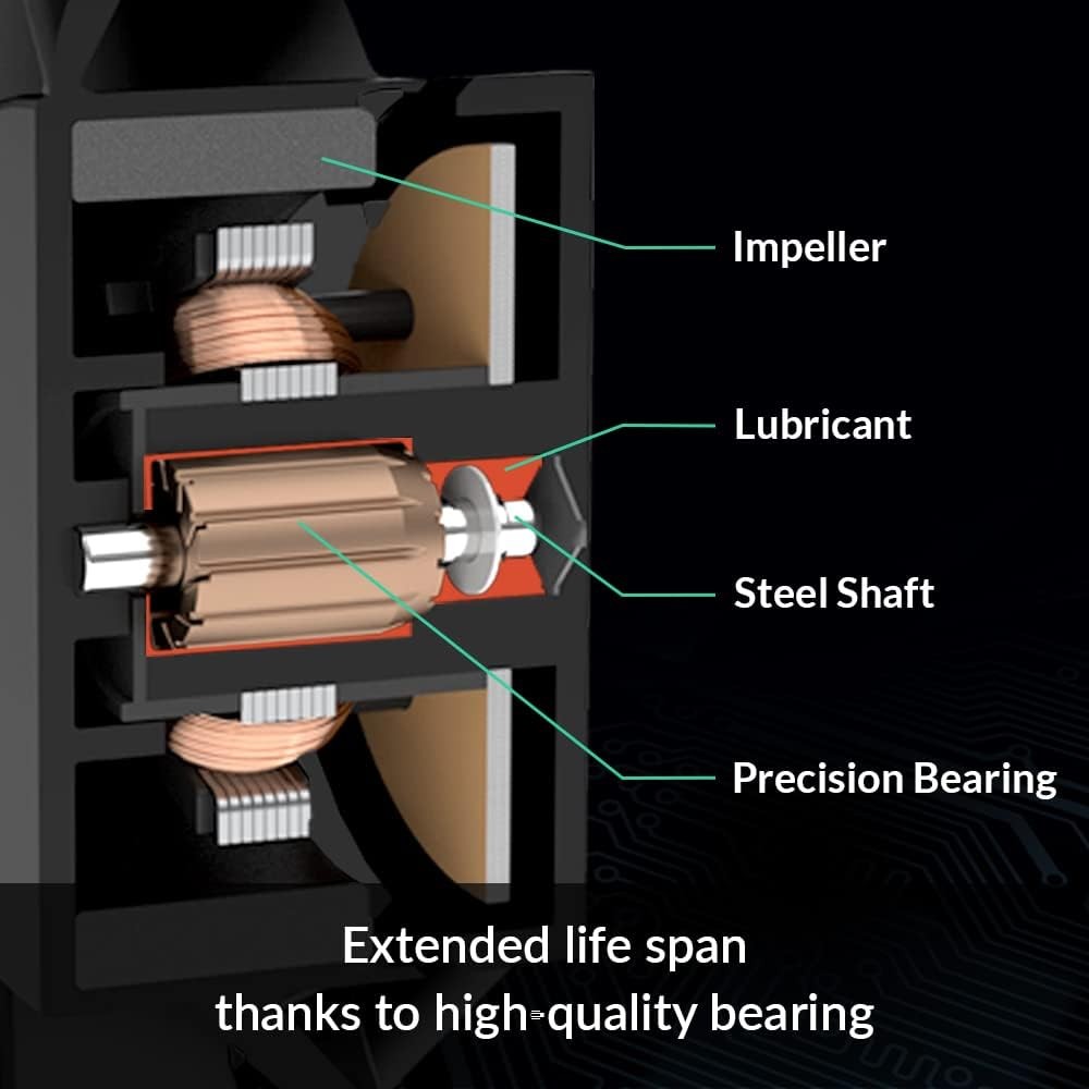 ARCTIC Alpine 23 Compact AMD CPU cooler for AM4 Computer PC Black PC