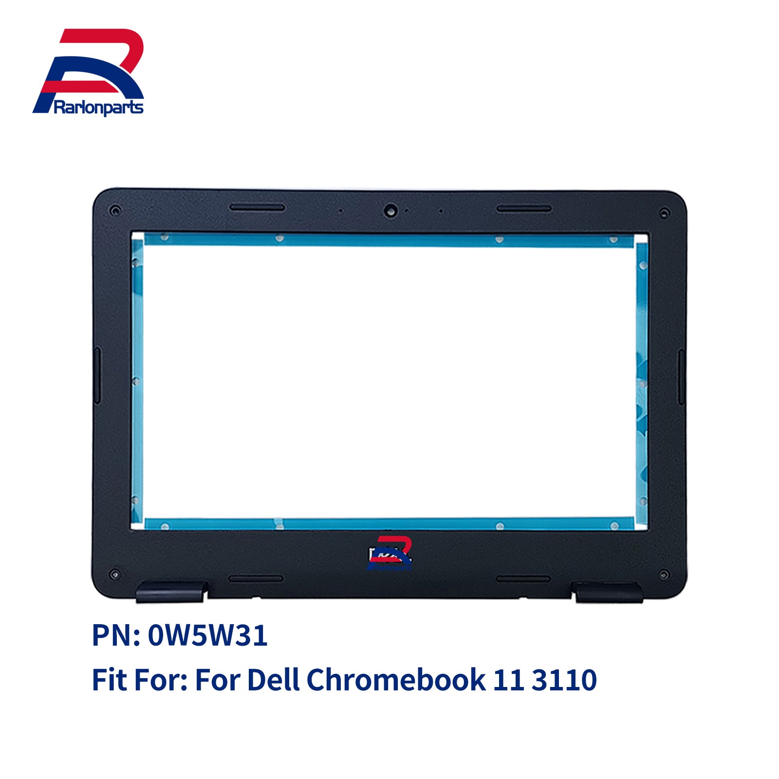 New For Dell Chromebook 11 3110 LCD Front Frame Bezel Dual Mic Version 0W5W31 US