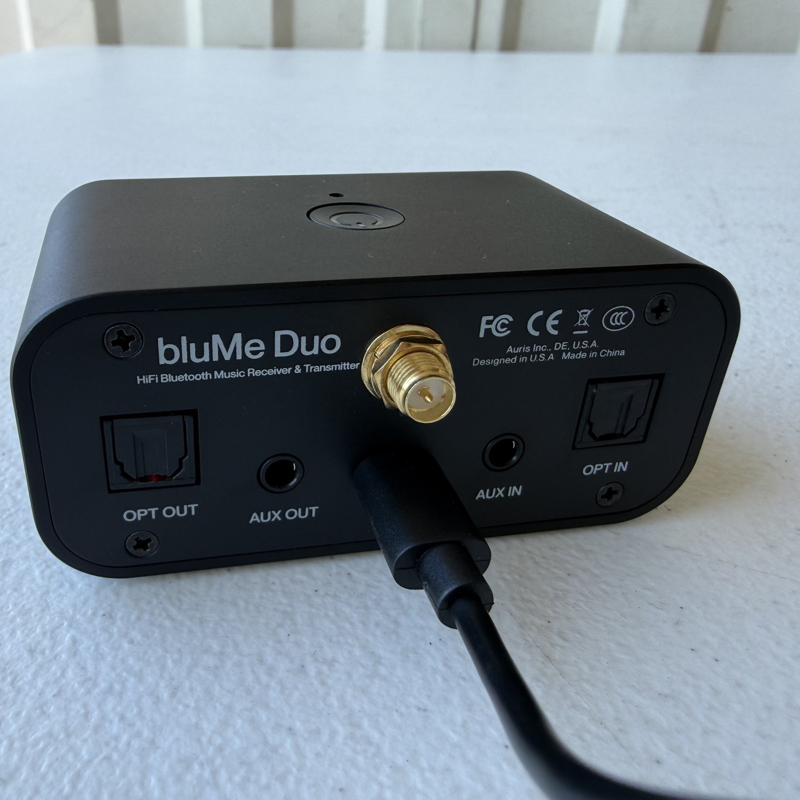 Blume Duo HiFi Bluetooth 5.0 Music TV Transmitter & Receiver Long Range Wirel…