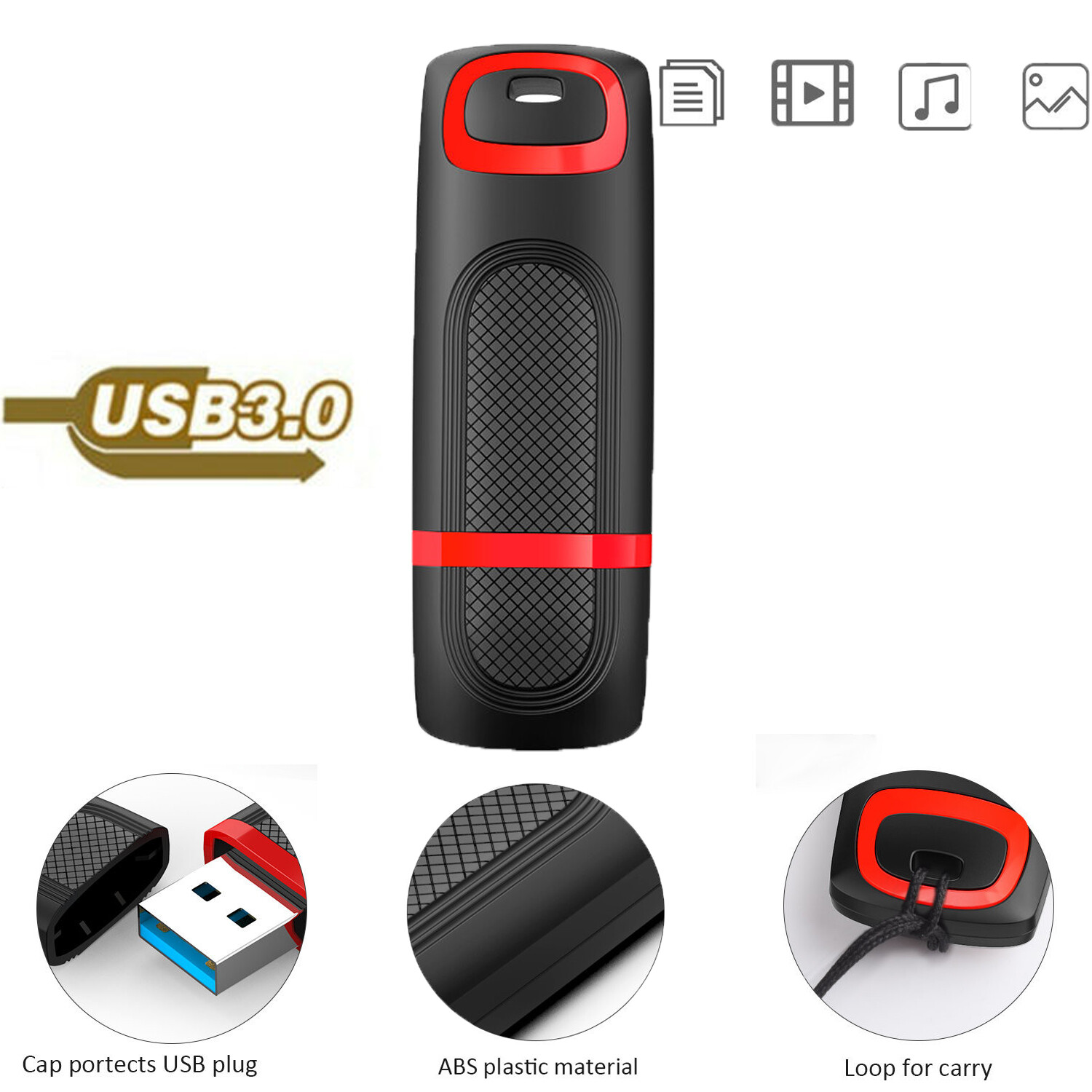 32GB USB 3.0 Flash Drive USB Memory Stick Pen Drive Thumb Storage U Disk