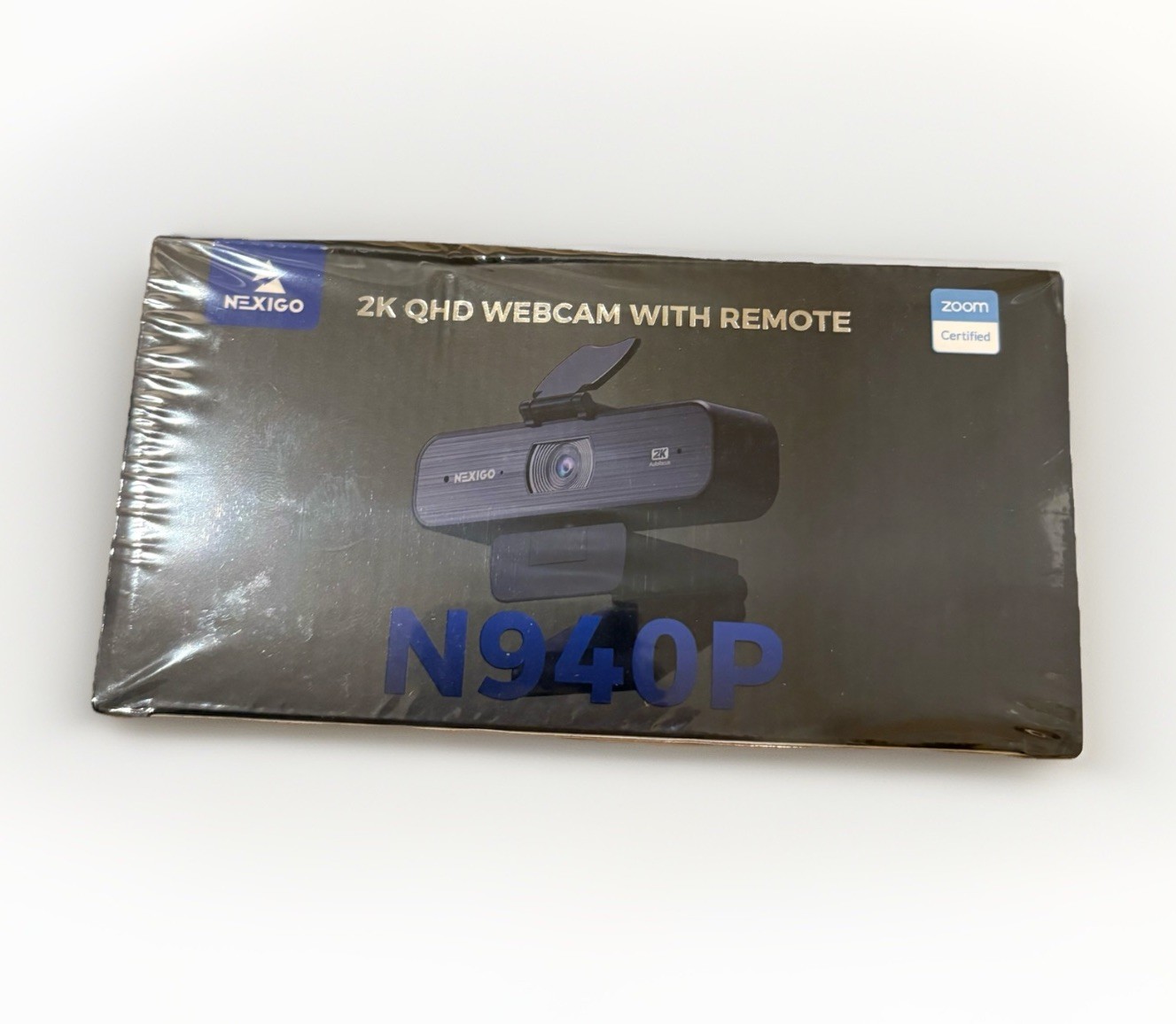 N940P Nexigo 2K QHD Webcam W/Remote – New In Box – Fast Shipping – Ready For Use