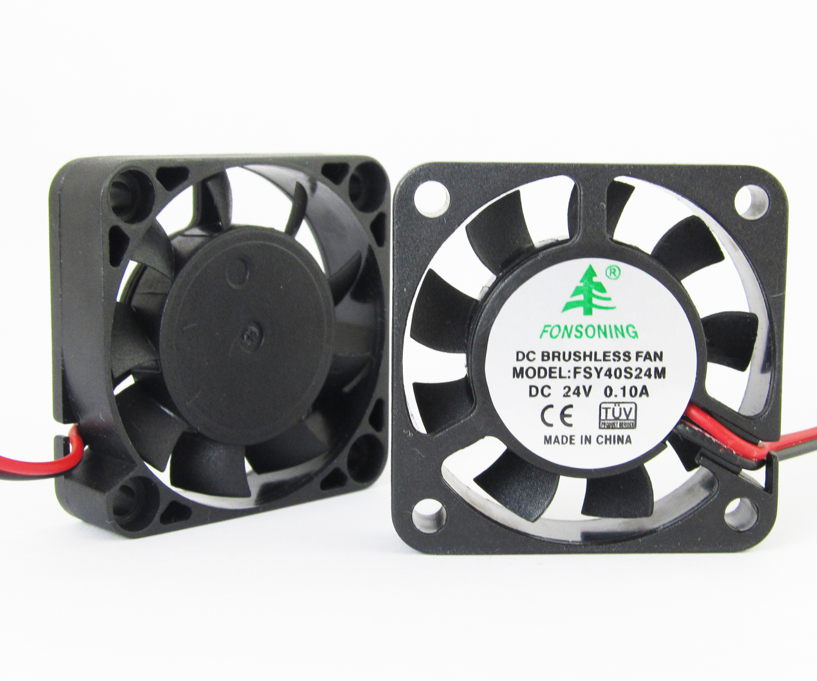 1x 24V 40mm x 40mm x 10mm 4010 DC Brushless Cooling Fan 2 pin 2.54 Connector New