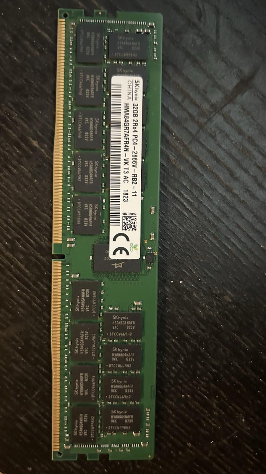 SK HYNIX China 32GB 2Rx4 PC4-2666V-RB2-11 DDR4 SERVER RAM, HMA84GR7AFR4N