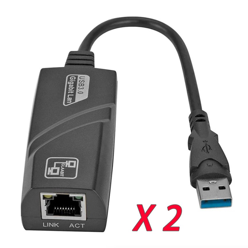 USB 3.0 Gigabit Ethernet LAN RJ45 1000Mbps Network Adapter For Windows PC Mac