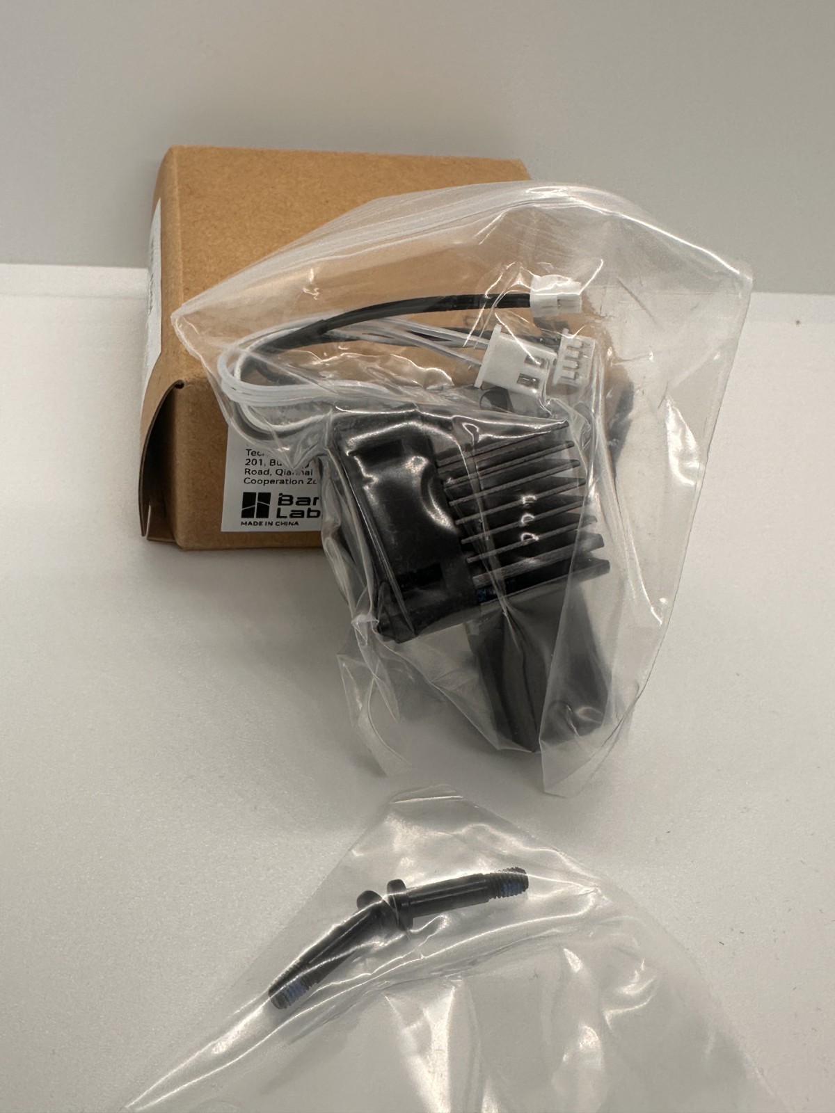 Complete Hotend Assembly w/ stainless Steel Nozzle – 0.2mm for X1C Free Shipping