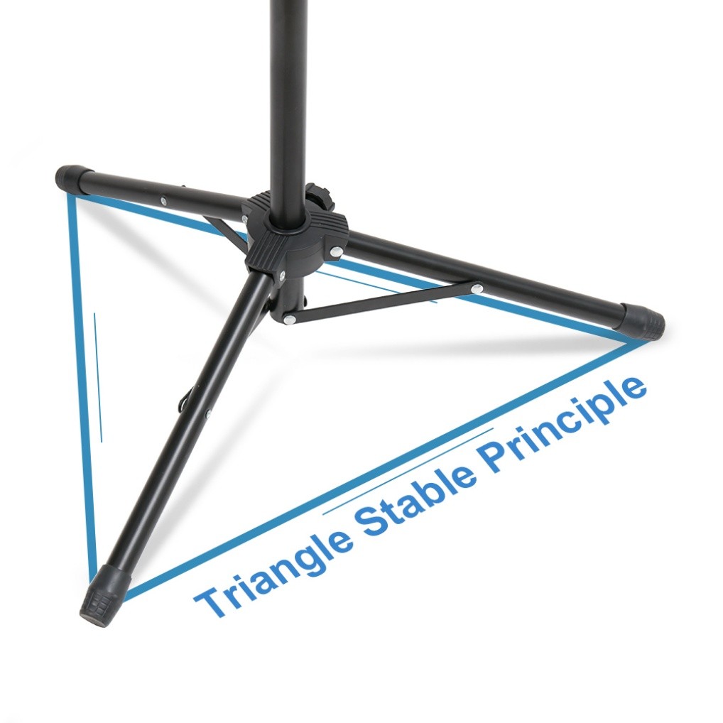 Strong Floor Bed Stand Tripod Mount Holder for Phone IPAD Pro 4.5”-12.9” Tablet