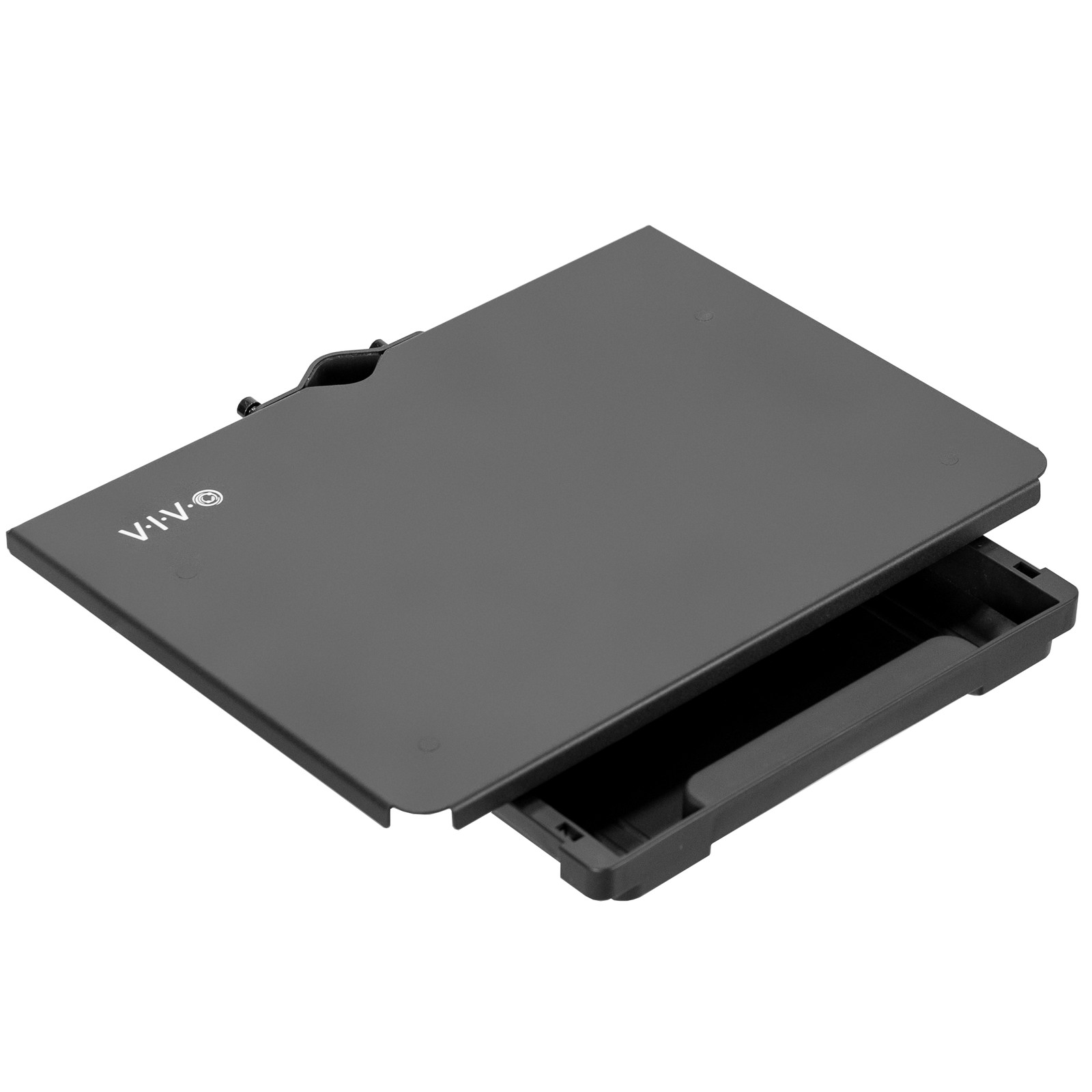 VIVO Clamp-on 14″ x 10″ Utility Shelf Pole Mount with Storage Drawer