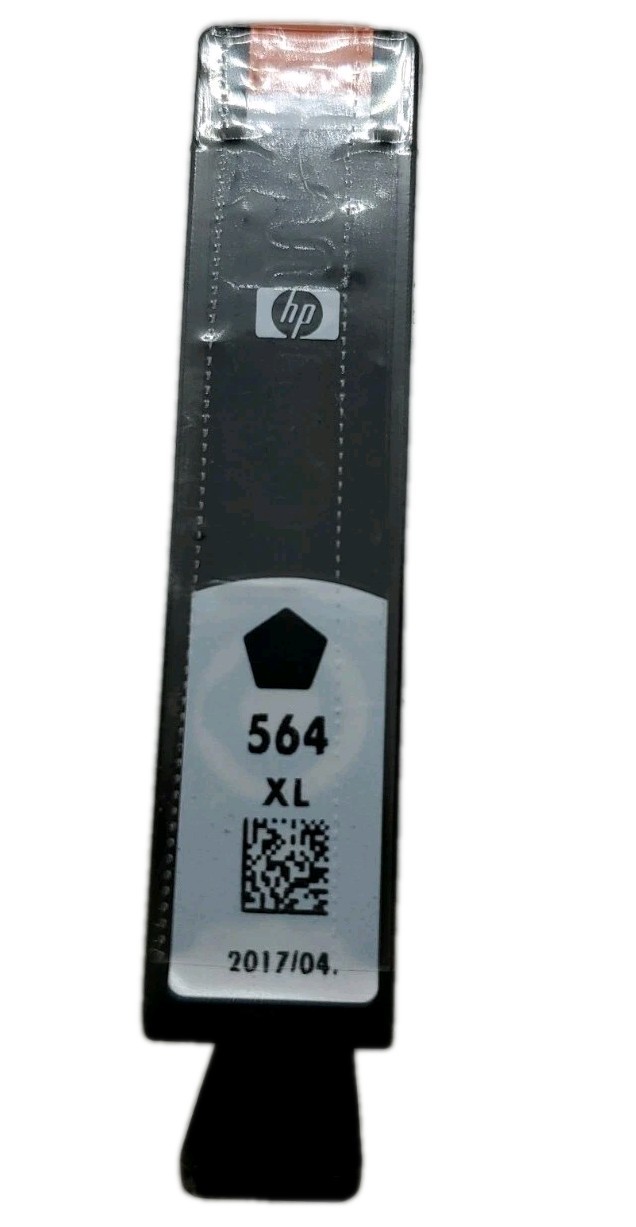 HP 564 XL Black Ink Cartridge FREE SHIPPING EXP 2017 or Better GENUINE SEALED