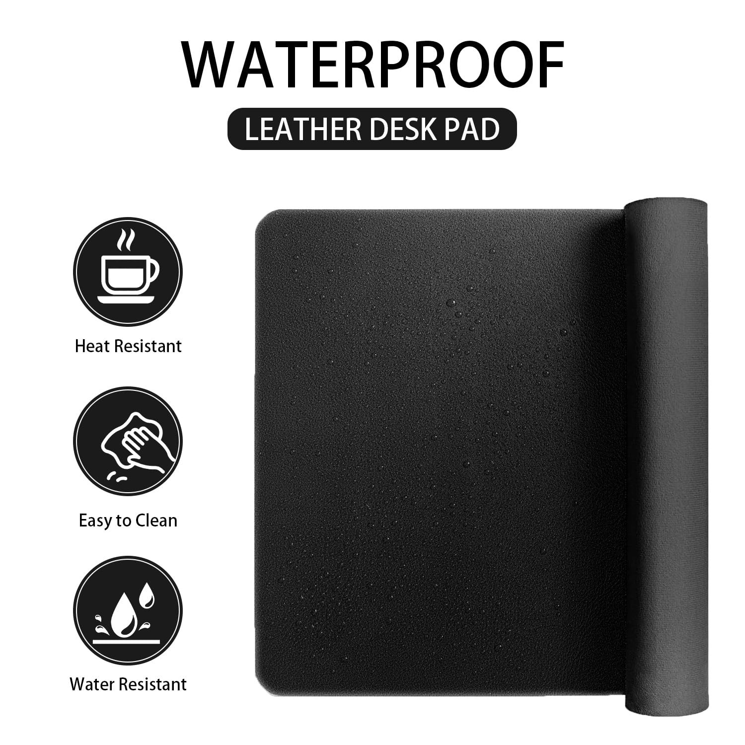 Leather Desk pad Protector, Office Mat, Large Mouse Mat, Non-Slip PU Leather …