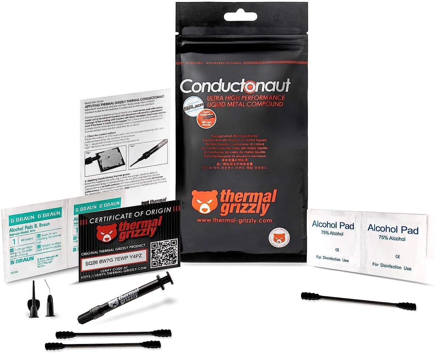 Thermal Grizzly Conductonaut (1g Combo)