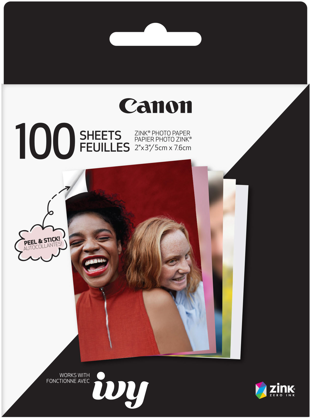 Canon – ZINK Glossy Photo 2″ x 3″ 100-Count Paper
