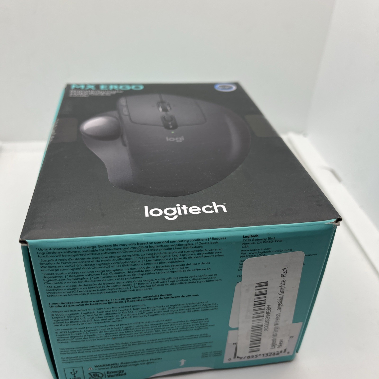 BRAND NEW Logitech MX Ergo Wireless Trackball Mouse MR
