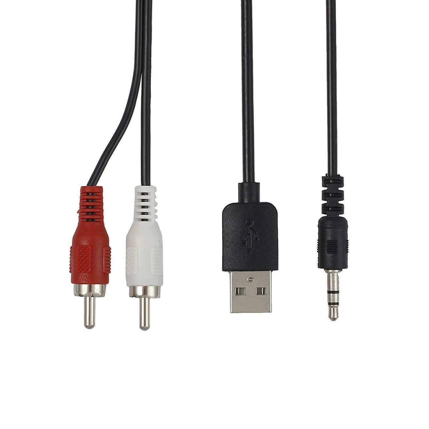 Bluetooth 5.0 Transmitter Receiver Wireless Audio 3.5mm Jack Aux Adapter 2 IN 1
