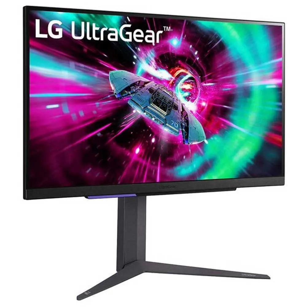LG UltraGear 27″ UHD IPS 1ms FreeSync G-SYNC HDR Gaming Monitor Black 27GR93U