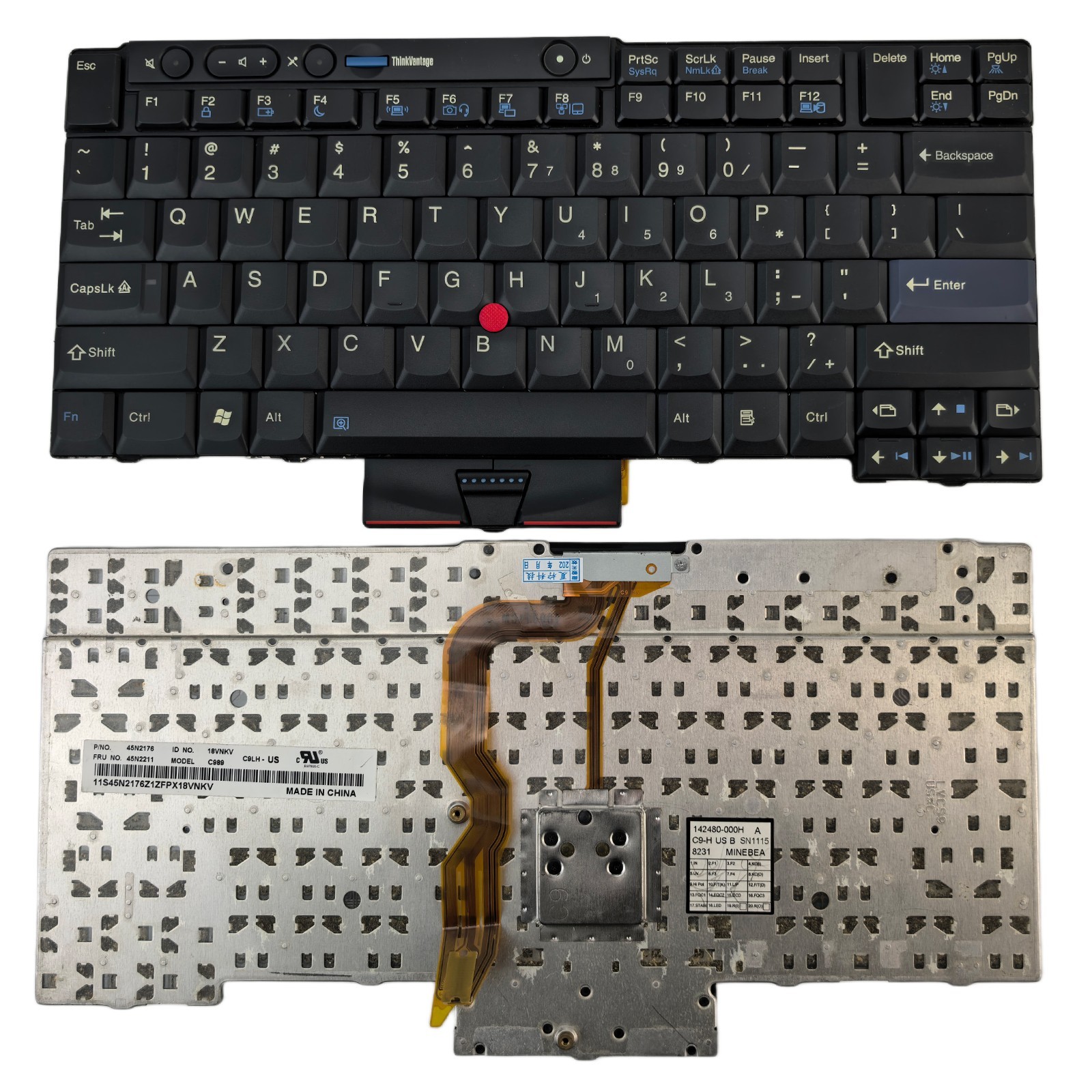 T410 T420 T510 T520 X220 X220s US Keyboard w/ TrackPoint for ThinkPad W510 W520