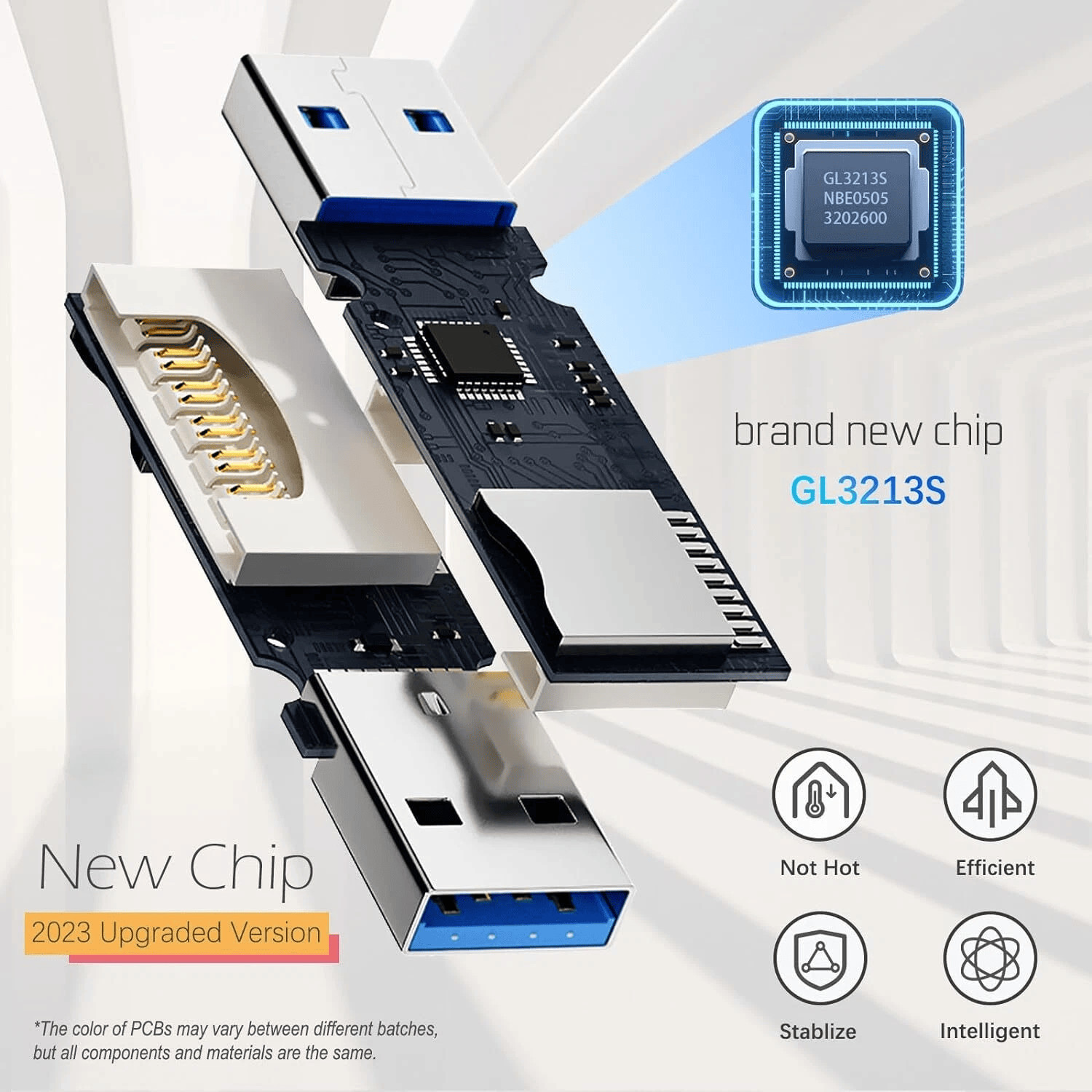 USB3.0 SD Card Reader for PC Micro SD Card to USB Adapter for Camera Memory C
