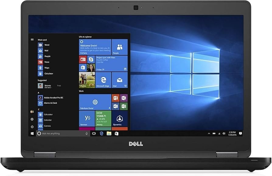 Dell Latitude 5480 14″ Laptop Intel Core i5-6300U 8GB RAM 256GB SSD