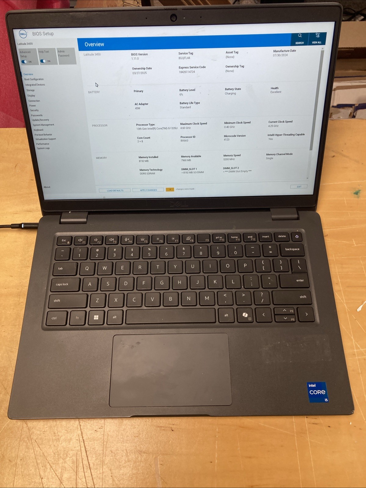 Dell Latitude 3450 14″ 13th Gen Intel® Core™ i5-1335U 8GB Ram No HDD #2002