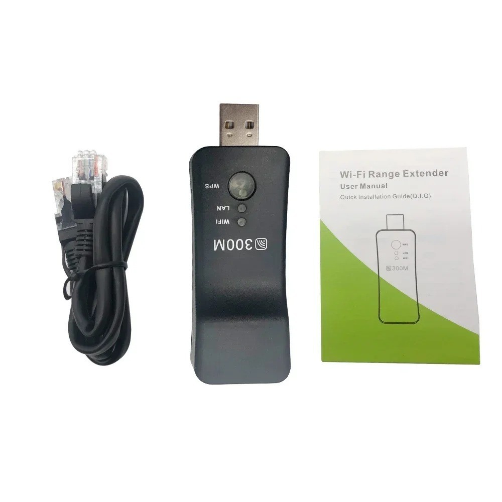 300Mbps Wireless USB Smart TV Wifi Repeater Adapter TV Sticks Universal Ethernet