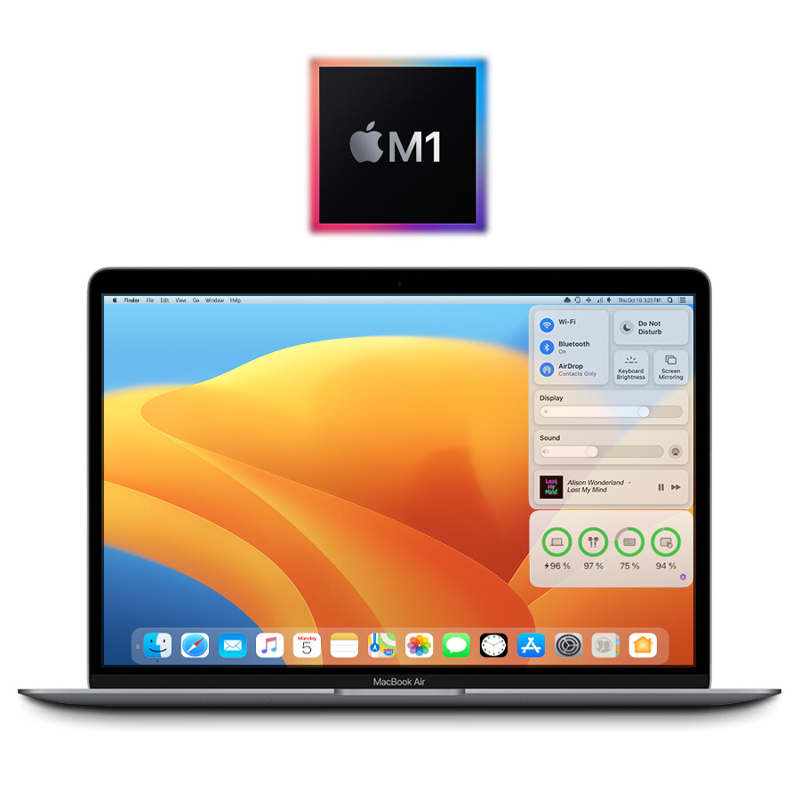 2020 MacBook Air 13.3″ MGN63LL/A M1 3.2GHz/8GB/256GB/7-Core GPU (SG) – Good