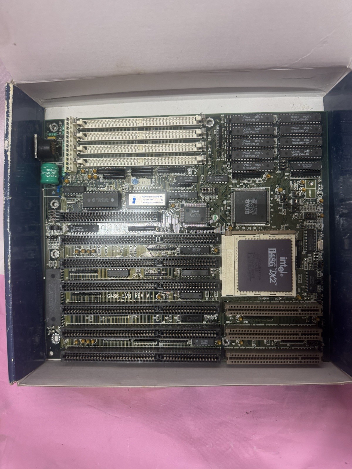 G486 EVB Rev A Mother Board CPU Intel i486 DX2