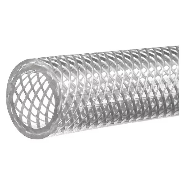 Manufacturer Varies Reinforced Clear PVC Tubing, 1/4″ ID x 3/8″ OD x 25 Ft. L