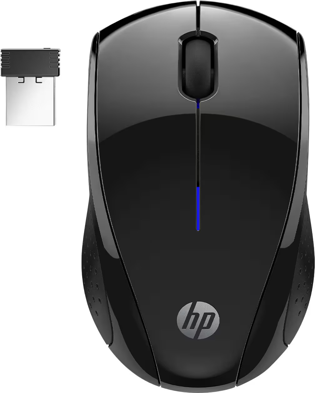 HP – X3000 G3 Wireless Optical Ambidextrous Mouse – Wireless – Jet Black