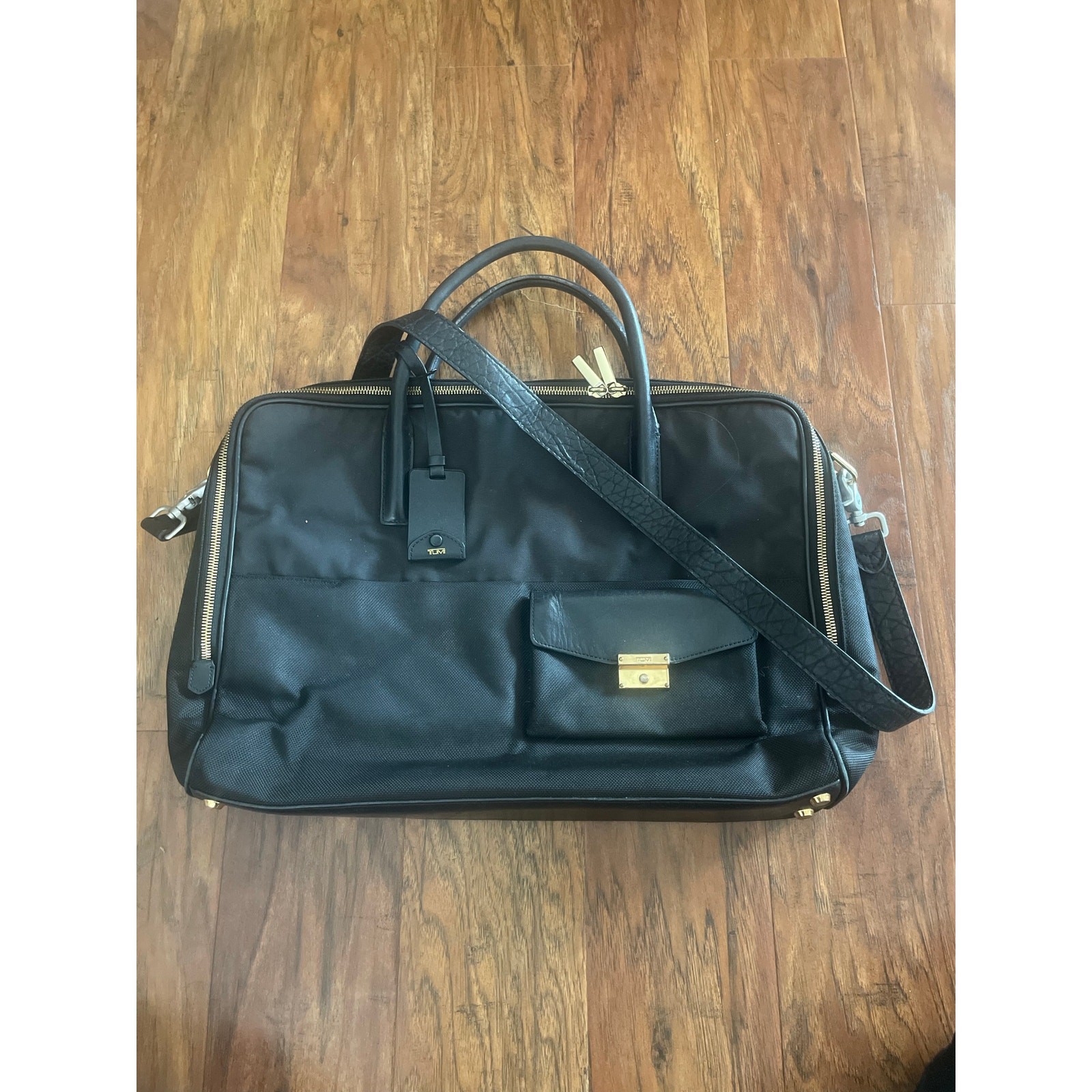 TUMI Larkin Marin Double Zip Brief Shoulder Bag