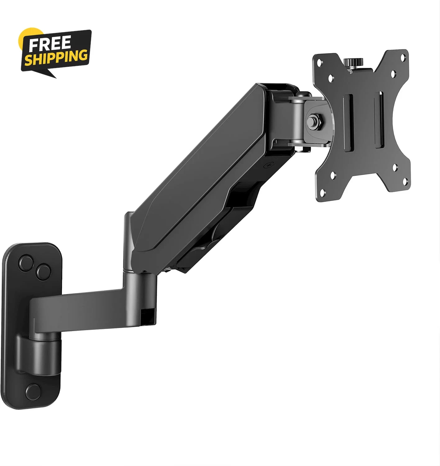 Monitor Wall Mount for 17-32 Inch Flat/Curved Screen, Computer Monitor Wall