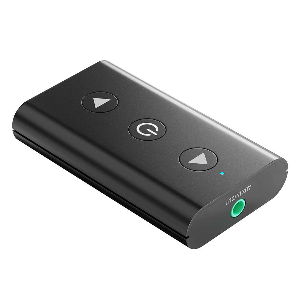 Bluetooth 5.0 Transmitter Receiver 3.5mm AUX Audio Adapter for Stereo Headphones