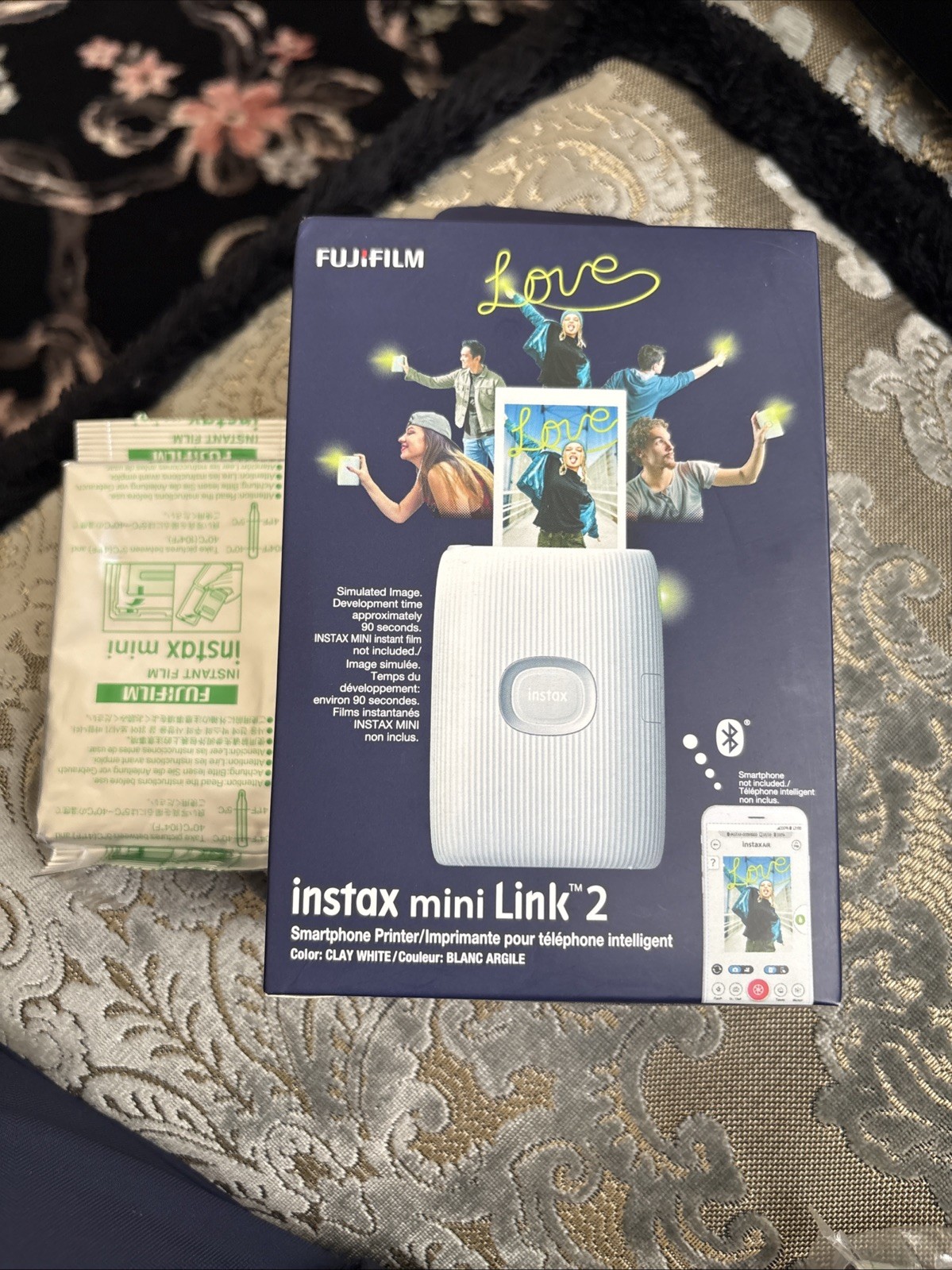 Fujifilm Instax Mini Link 2 Smart Printer With Extra Film Paper