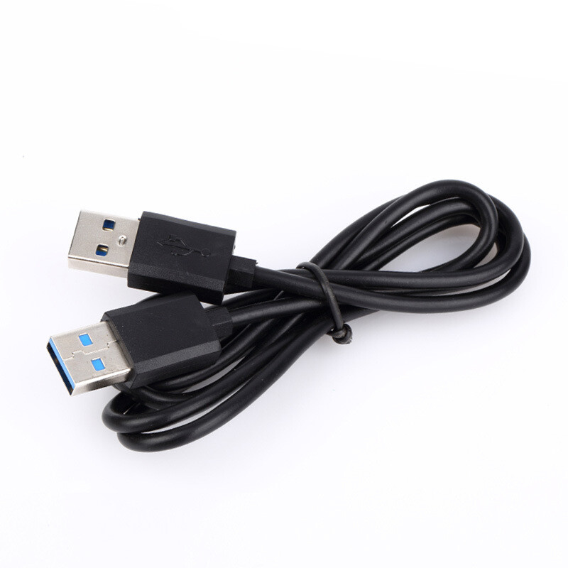 USB 3.0 A Male to A Male Cable Data Transfer Super Speed Power Charger Metal LOT